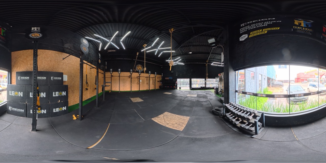 Estrutura da academia Box Leon