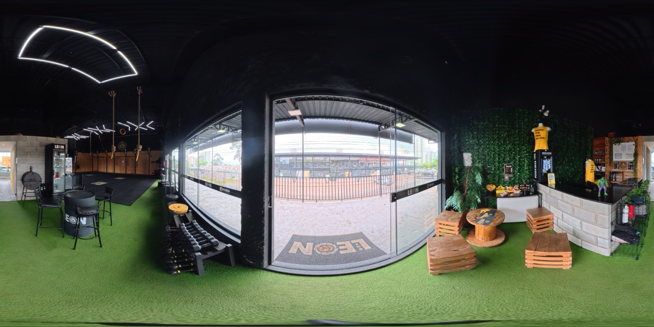 Estrutura da academia Box Leon