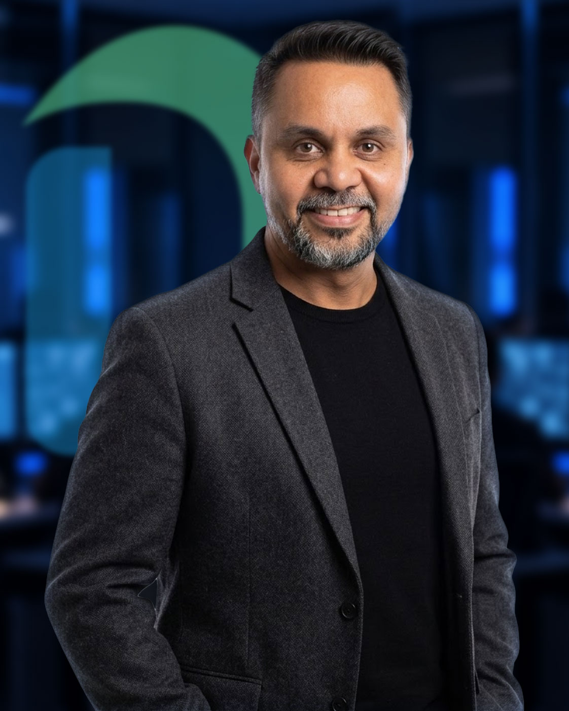 Retrato ilustrativo de um especialista em Cyber Security