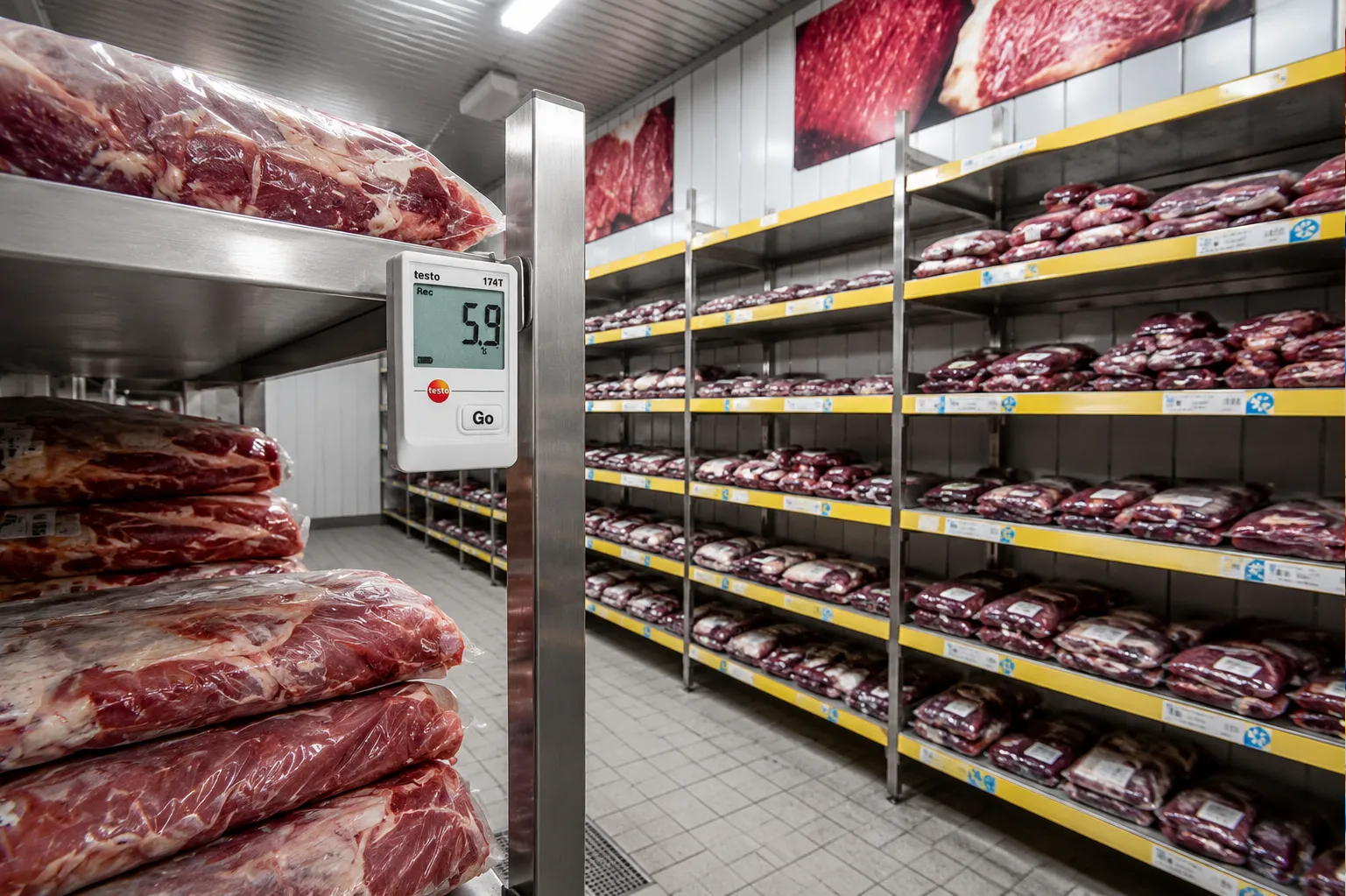 Monitoramento de temperatura em ambiente de conservação de alimentos