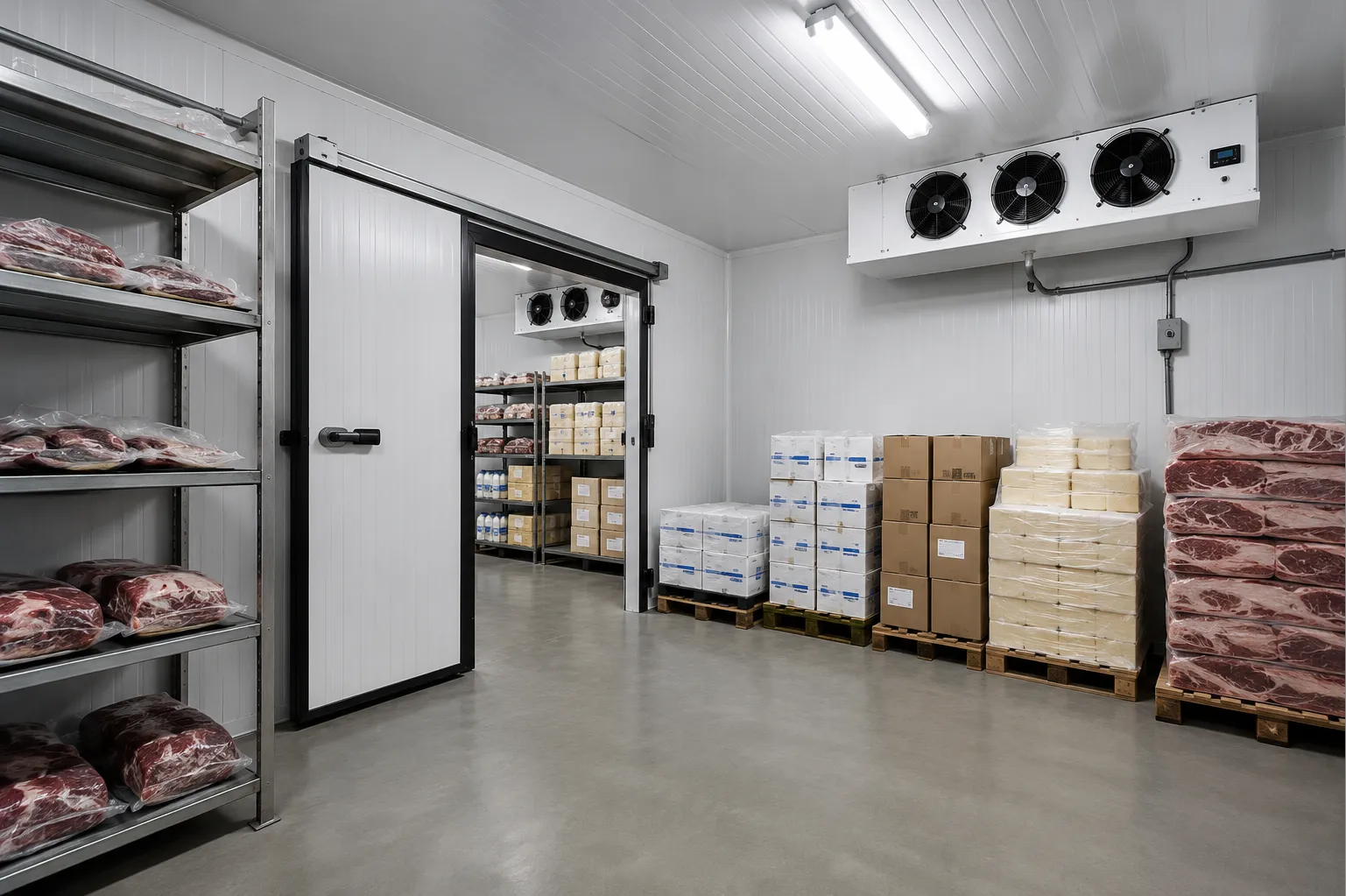 Câmara fria para conservação de alimentos
