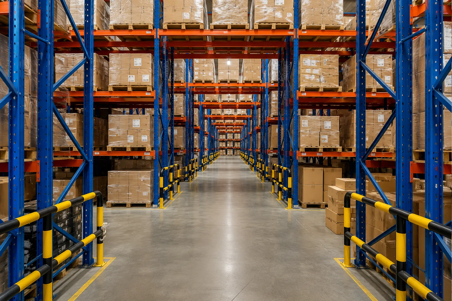Armazenagem vertical para melhor aproveitamento do espaço no centro de distribuição