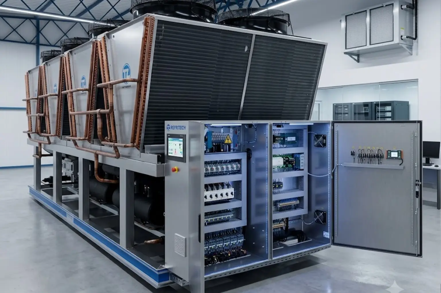 Sistema de refrigeração rack para operação de maior porte