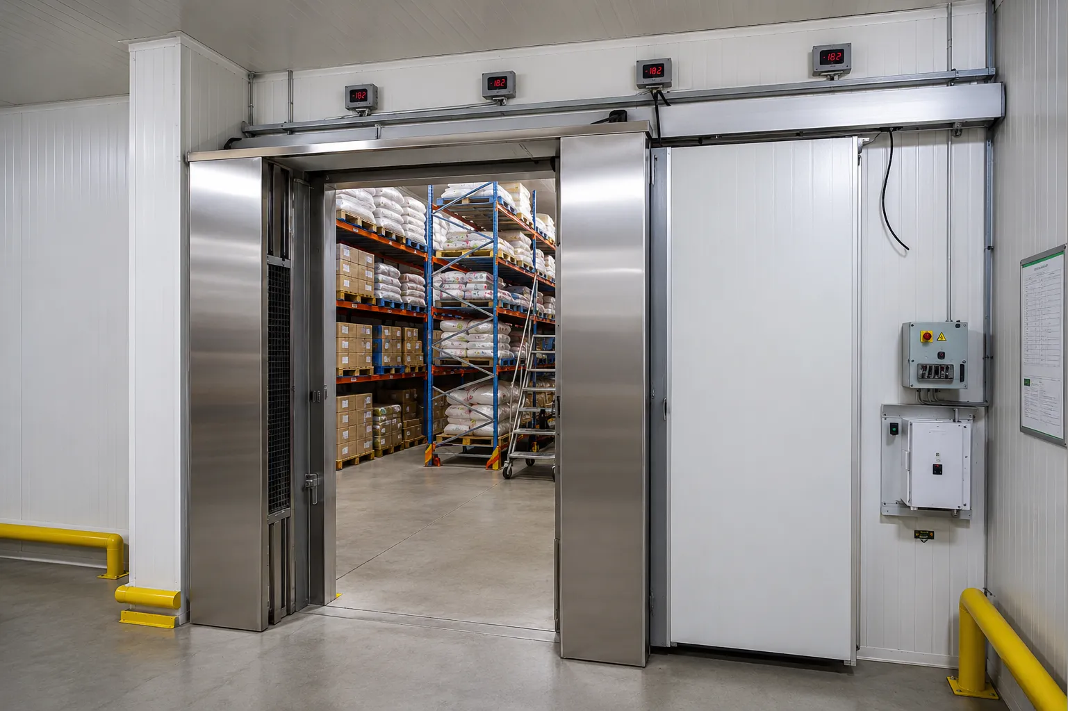 Armazenagem refrigerada e congelada de produtos